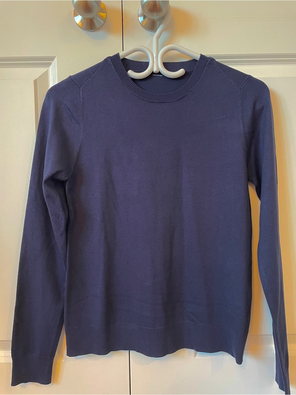twik Navy Crewneck Sweater - Classic Women's Pullover
